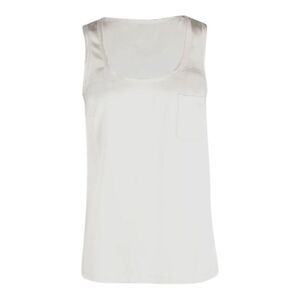 Joseph Tank Top in Ecru Silk